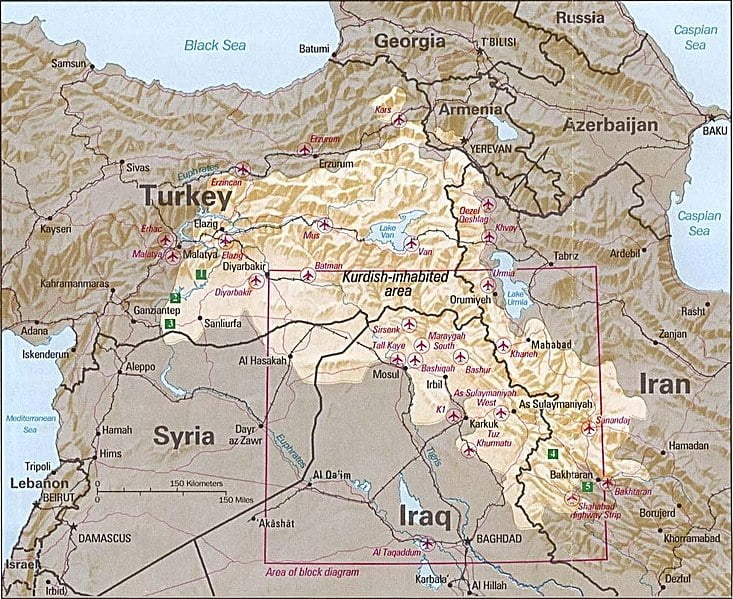 Kurdish Inhabited Area